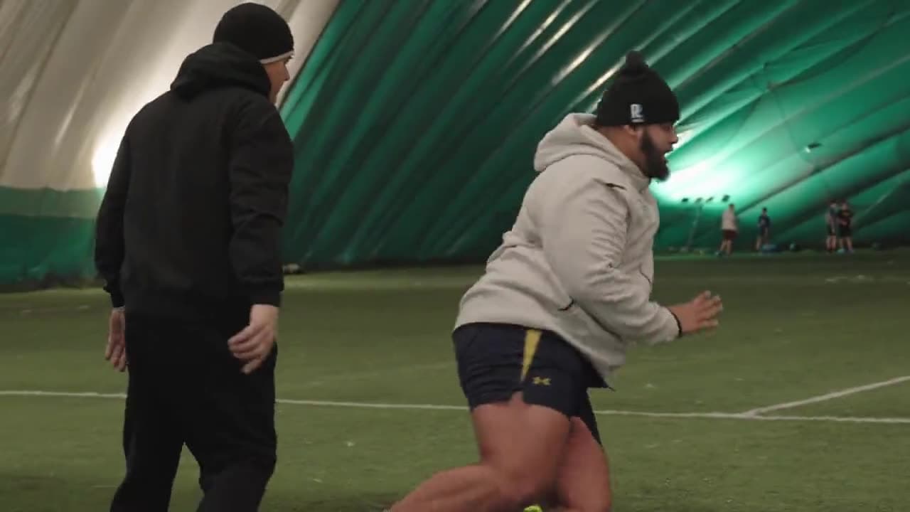Trench Academy athletes training